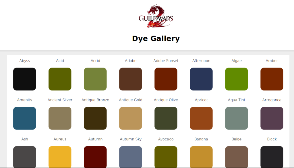 Dye Gallery